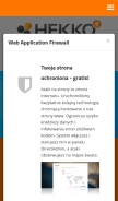 How hekko.pl looks like on a mobile device such as an iPhone.