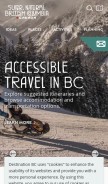 How hellobc.com looks like on a mobile device such as an iPhone.