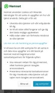 How hemnet.se looks like on a mobile device such as an iPhone.