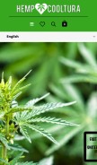 How hempcooltura.com looks like on a mobile device such as an iPhone.