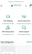How herbalcenter.pk looks like on a mobile device such as an iPhone.