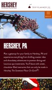 How hersheypa.com looks like on a mobile device such as an iPhone.