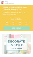 How heytherehome.com looks like on a mobile device such as an iPhone.