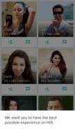 How hi5.com looks like on a mobile device such as an iPhone.
