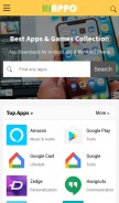 How hiappo.com looks like on a mobile device such as an iPhone.