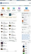 How hiblogger.net looks like on a mobile device such as an iPhone.