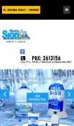 How hieloyaguamontesion.com looks like on a mobile device such as an iPhone.