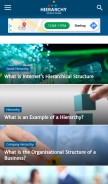 How hierarchystructure.com looks like on a mobile device such as an iPhone.