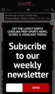 How highschoolot.com looks like on a mobile device such as an iPhone.