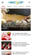 How hikendip.com looks like on a mobile device such as an iPhone.