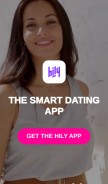 How hily.com looks like on a mobile device such as an iPhone.