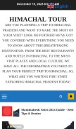 How himachal-tour.in looks like on a mobile device such as an iPhone.