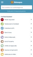 How hintaopas.fi looks like on a mobile device such as an iPhone.