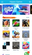 How hippoobox.com looks like on a mobile device such as an iPhone.