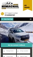 How hirehimachalcab.com looks like on a mobile device such as an iPhone.