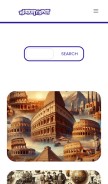 How history-spot.com looks like on a mobile device such as an iPhone.
