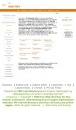How hitwebdirectory.com looks like on a mobile device such as an iPhone.