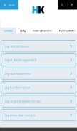 How hk.dk looks like on a mobile device such as an iPhone.