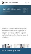 How hl.com looks like on a mobile device such as an iPhone.