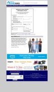 How hmedata.com looks like on a mobile device such as an iPhone.