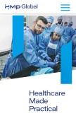How hmpglobal.com looks like on a mobile device such as an iPhone.