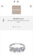 How hnjewelry.com looks like on a mobile device such as an iPhone.