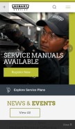 How hobartservice.com looks like on a mobile device such as an iPhone.