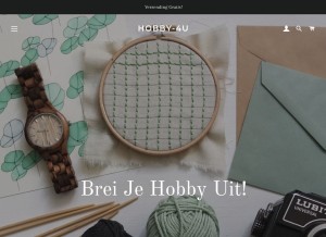 How hobby-4u.com looks like on a tablet such as an iPad.
