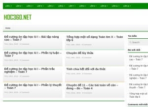 How hoc360.net looks like on a tablet such as an iPad.