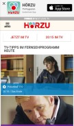 How hoerzu.de looks like on a mobile device such as an iPhone.