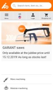 How hoffmann-group.com looks like on a mobile device such as an iPhone.