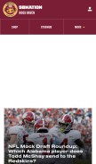 How hogshaven.com looks like on a mobile device such as an iPhone.