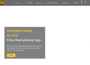 How hoitruongsaigon.vn looks like on a tablet such as an iPad.