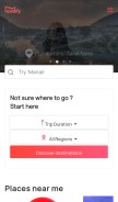How holidify.com looks like on a mobile device such as an iPhone.