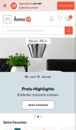 How home24.ch looks like on a mobile device such as an iPhone.