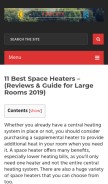 How homeair.org looks like on a mobile device such as an iPhone.