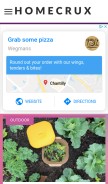 How homecrux.com looks like on a mobile device such as an iPhone.