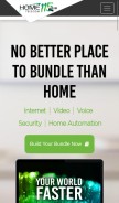 How homesc.com looks like on a mobile device such as an iPhone.