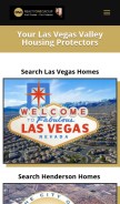 How homesforsale.vegas looks like on a mobile device such as an iPhone.