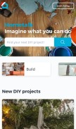 How hometalk.com looks like on a mobile device such as an iPhone.