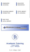 How homeworkla.org looks like on a mobile device such as an iPhone.
