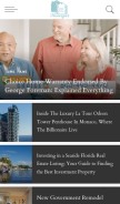 How homoper.com looks like on a mobile device such as an iPhone.