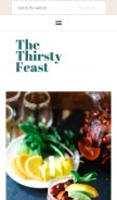 How honeyandbirch.com looks like on a mobile device such as an iPhone.