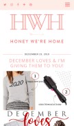 How honeywerehome.com looks like on a mobile device such as an iPhone.