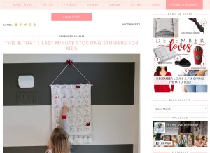 How honeywerehome.com looks like on a tablet such as an iPad.