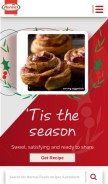 How hormel.com looks like on a mobile device such as an iPhone.