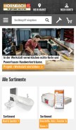 How hornbach.ch looks like on a mobile device such as an iPhone.