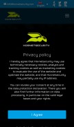 How hornetsecurity.com looks like on a mobile device such as an iPhone.