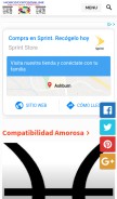 How horoscoposonline.com looks like on a mobile device such as an iPhone.