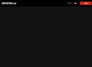How horrorporn.com looks like on a tablet such as an iPad.